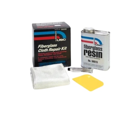 Us Chemical & Plastics Repair Kit W/Cloth 58006.Q01